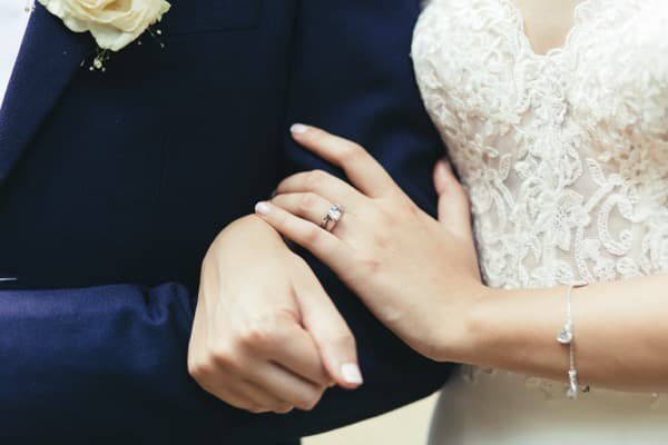 Aperçu d'une photo de mariage pour le livre d'or interactif