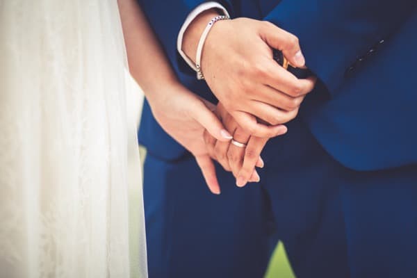 Photo souvenir de mariage partagée sur le livre d'or numérique Le Live d'or